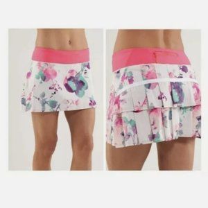Lululemon pace setter skirt blurred blossom